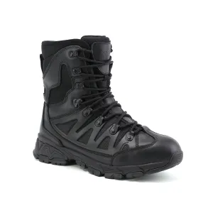 AM1002 8" Men's Military Tactical Work Boots, Hiking Motorcycle Combat Boots with YKK Side Zipper