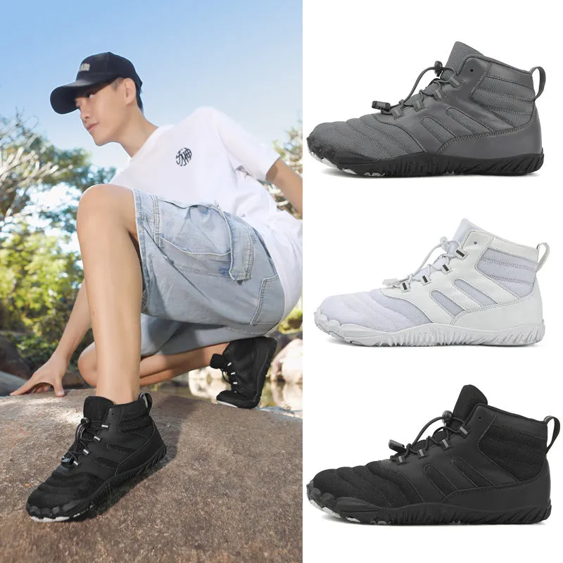 Hiking Boots Waterproof Wide Toe Box Barefoot Walking Climbing Shoes