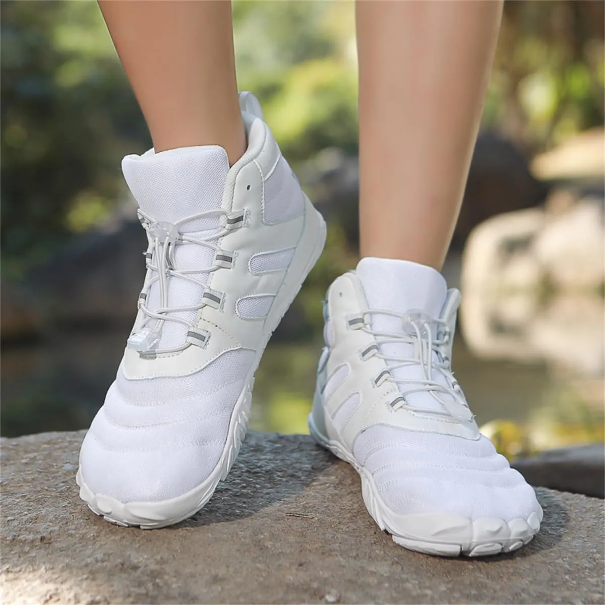 Hiking Boots Waterproof Wide Toe Box Barefoot Walking Climbing Shoes