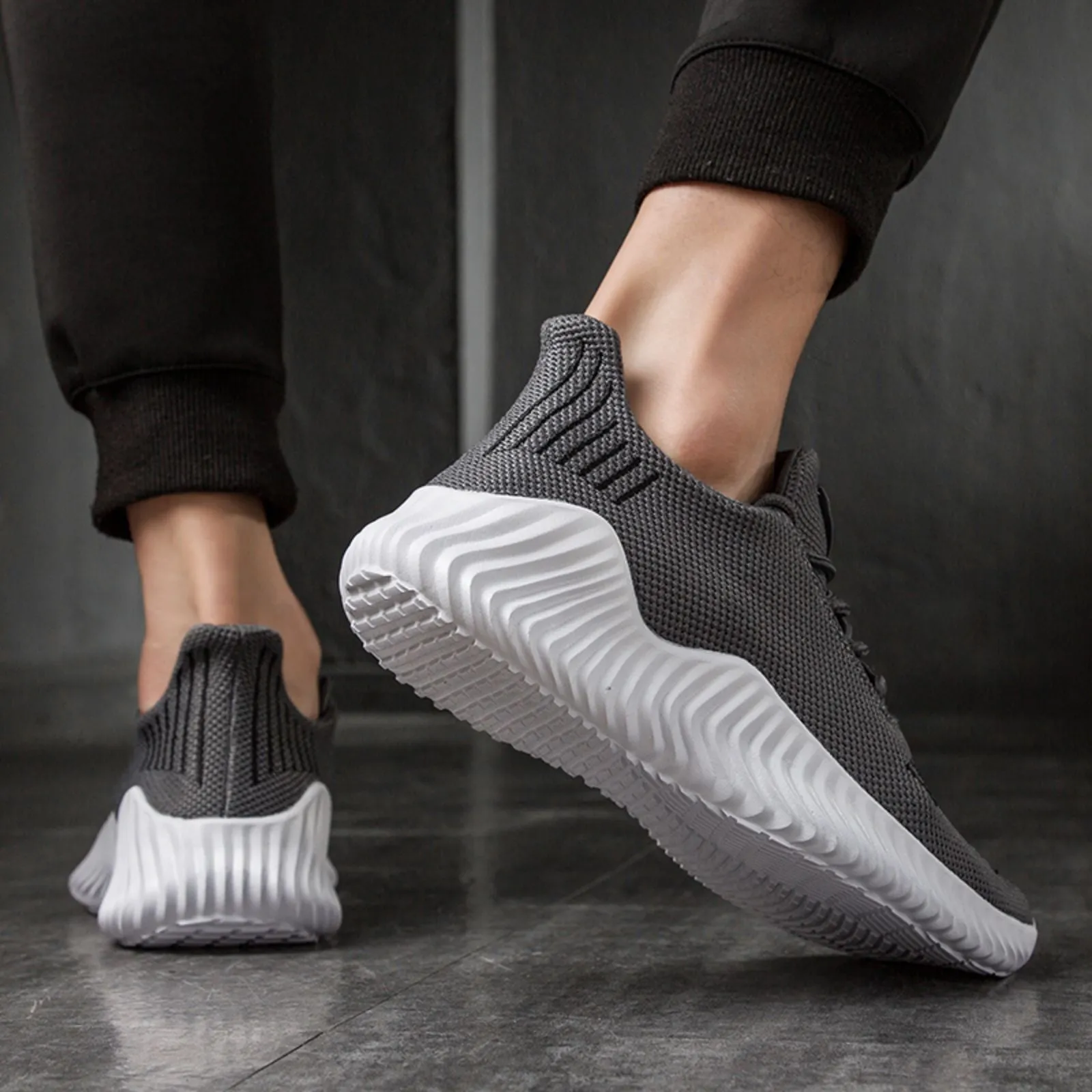 Men's Casual Sneakers Men's Sports Running Breathable Shoes