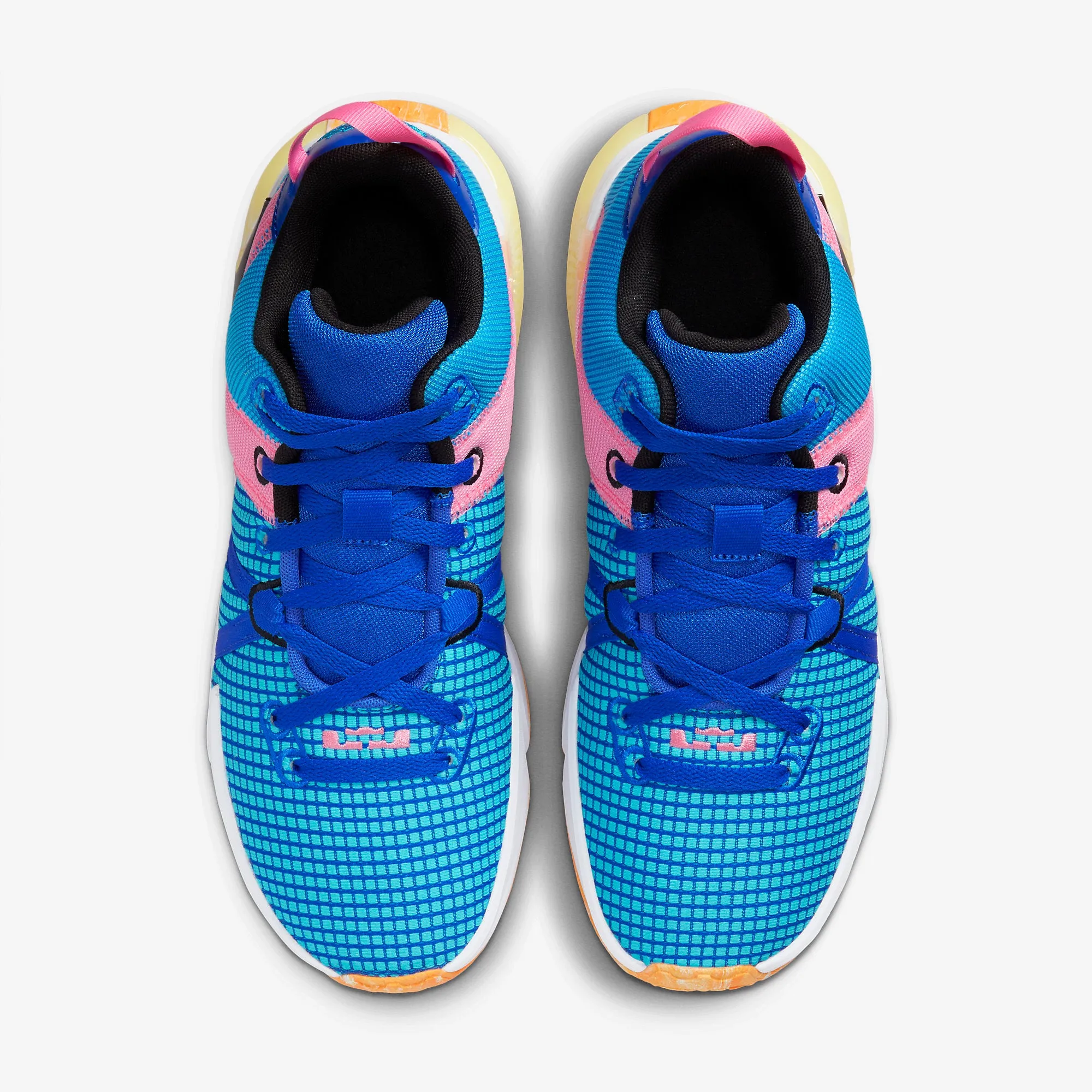 Men's Nike LeBron Witness 7 Basketball Shoe (Hyper Royal/White/Black)(DM1122-400)