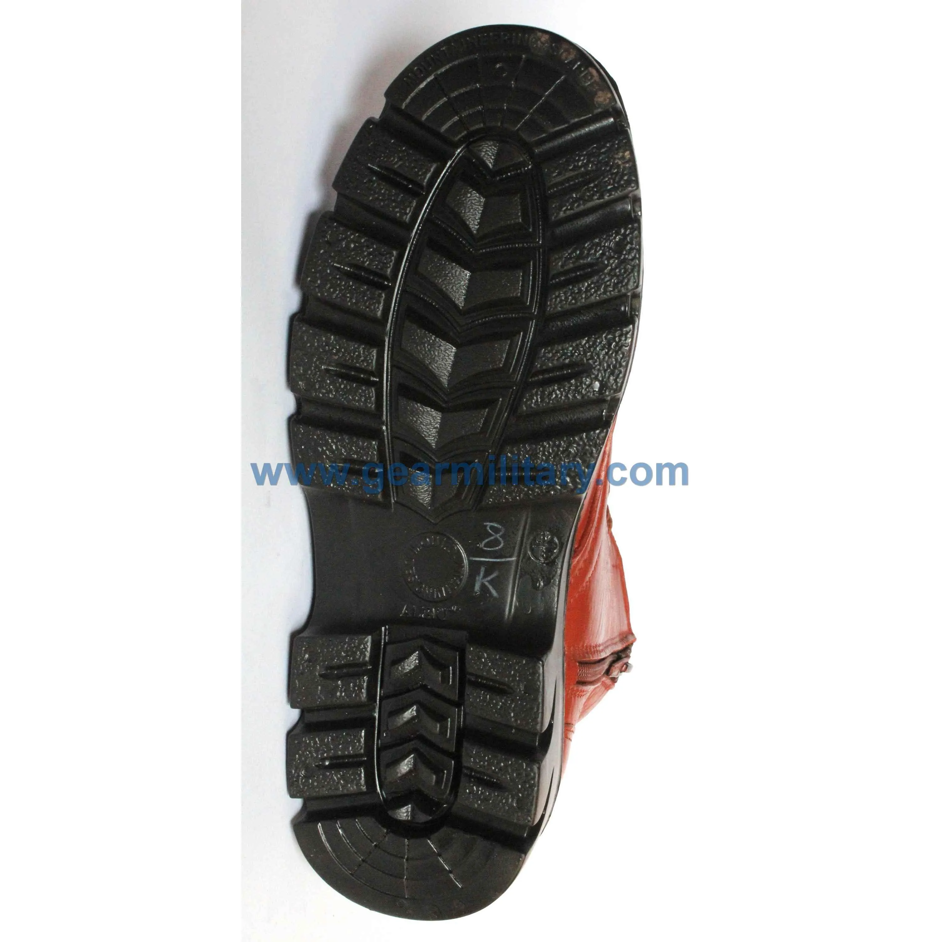 Red DMS Shoe with Chain