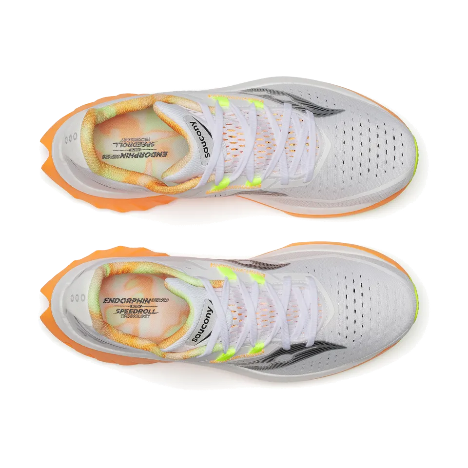Saucony Men's Endorphin Speed 4 White/Peel