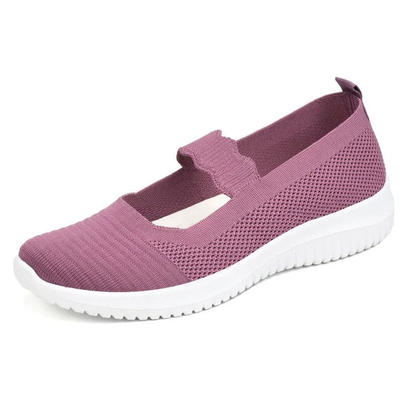 Summer Fashion Breathable Fly Weave Casual Women Shoes